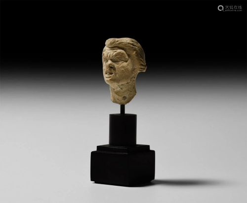 Roman Terracotta Head of an Actor