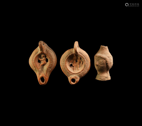 Roman Oil Lamp Group