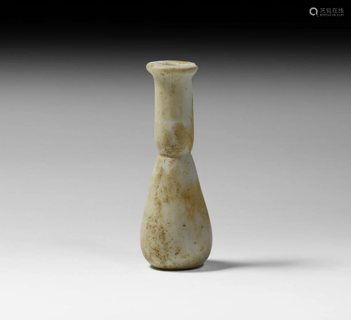 Roman Opaque White Glass Vessel
