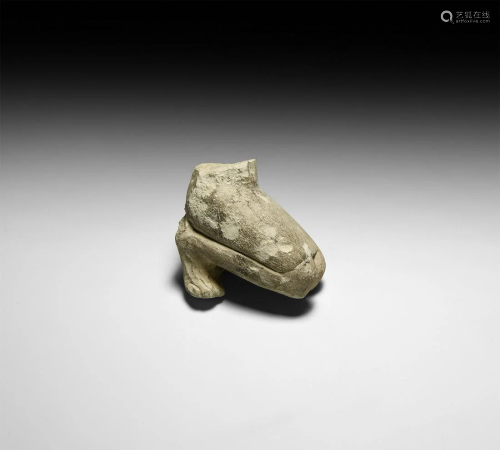 Egyptian Kneeling Figure Fragment