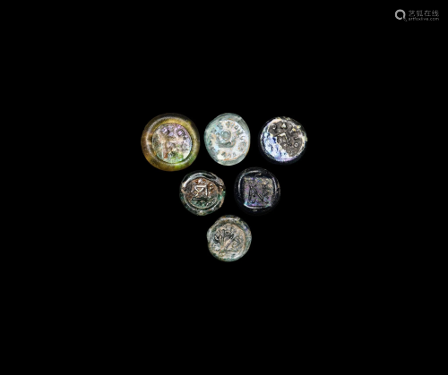 Byzantine Glass Weight Collection