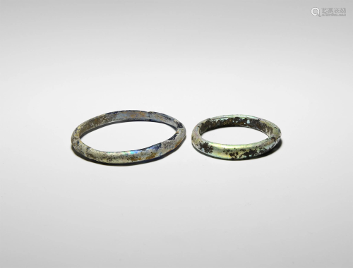 Late Roman Glass Bracelet Group