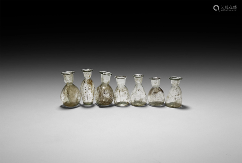 Roman Miniature Glass Vessel Collection