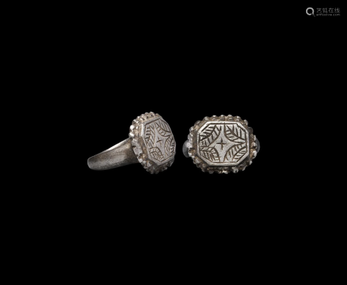 Stuart Period Silver Ring with Cross
