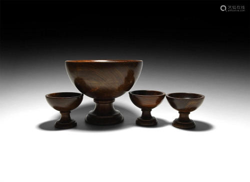 Palisandro Wooden Bowl Set