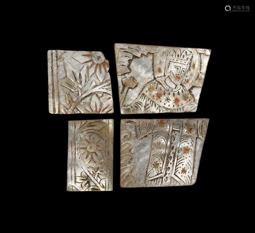 Christian Carved Nacre Inlay Group
