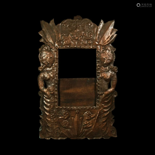 Indian Picture Frame with Figures