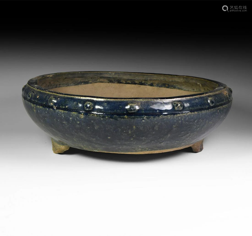 Chinese Qing Glazed Dish