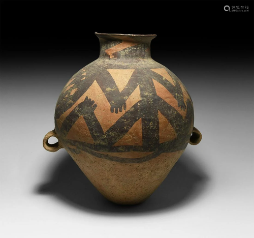 Chinese Neolithic Painted Jar