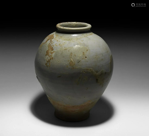 Chinese Tang Whiteware Jar