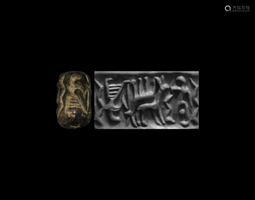 Levantine Cylinder Seal with Figures