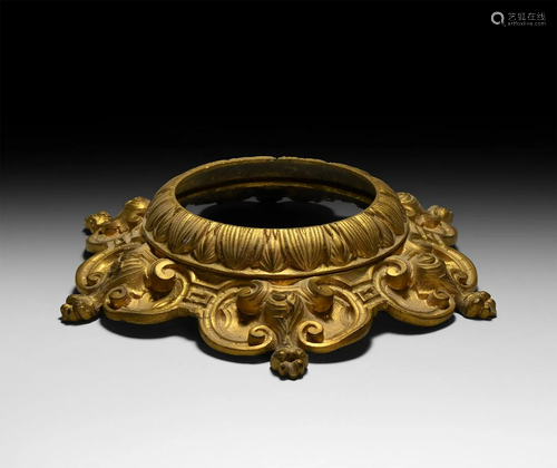 Chinese Gilt Decorative Stand