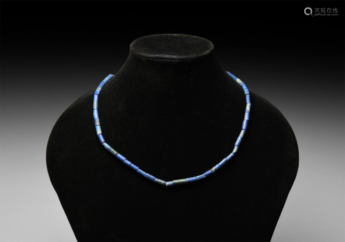 Mesopotamian Lapis Lazuli Bead Necklace