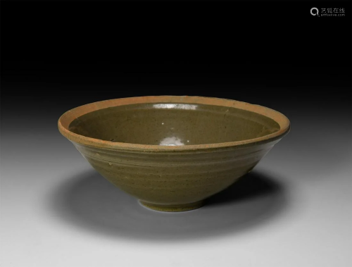 Chinese Song Green Glazed Bowl