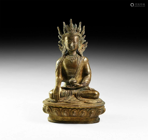 Chinese Gilt Seated Figure