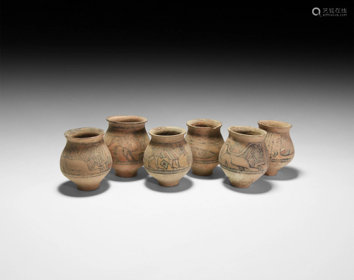 Indus Valley Mehrgarh Painted Cup Collection