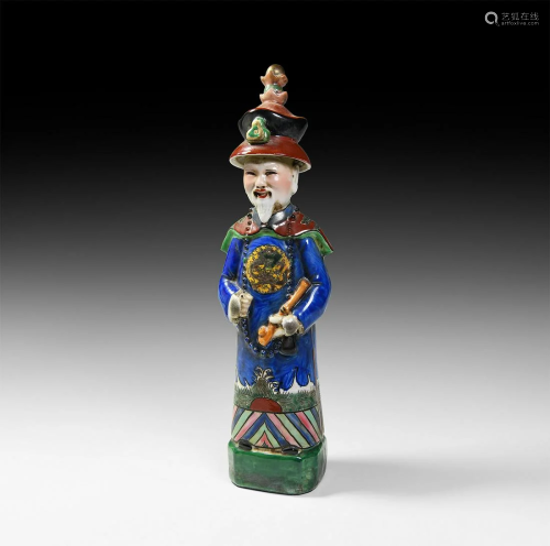 Chinese Famille Rose Figure