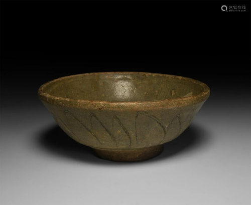 Chinese Lotus Flower Bowl