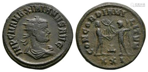 Maximian - Presentation AE Antoninianus