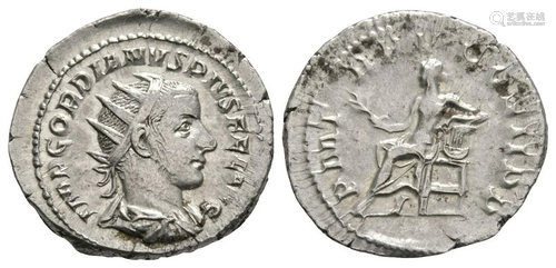 Gordian III - Apollo AR Antoninianus