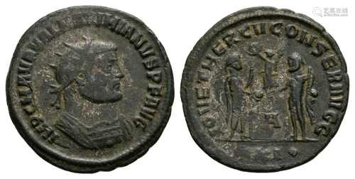 Maximian - Hercules Silvered AE Antoninianus