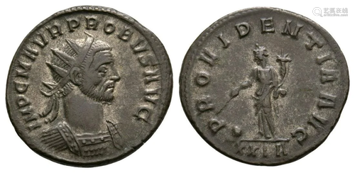 Probus - Providentia Silvered AE Antoninianus