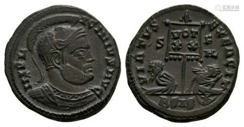 Licinius I - Two Captives Bronze