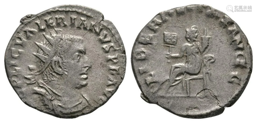 Valerian - Liberalitas AR Antoninianus