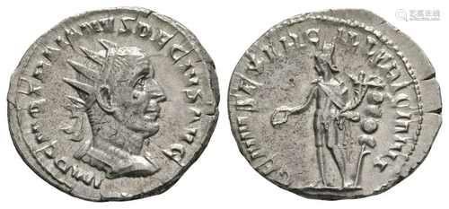 Trajan Decius - Illiricum Genius AR Antoninianus