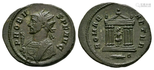 Probus - Temple AE Antoninianus