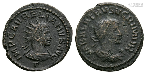 Vabalathus & Aurelian - Portrait Antoninianus