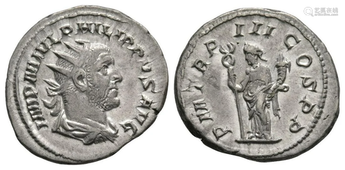 Philip I - Felicitas AR Antoninianus