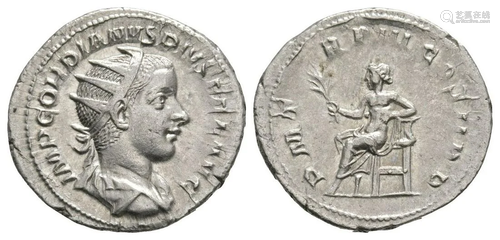 Gordian III - Apollo AR Antoninianus