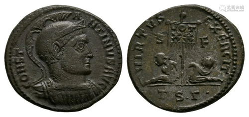 Constantine I (the Great) - Two Captives Follis