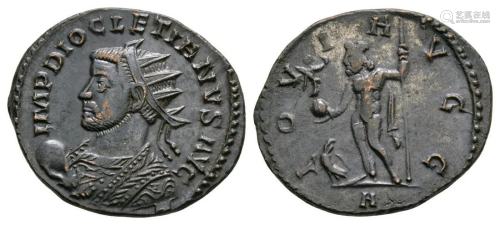 Diocletian - Jupiter Silvered Antoninianus