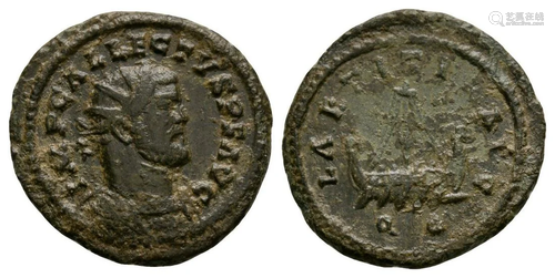 Allectus - Colchester - Galley Quinarius