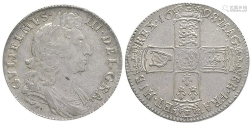 William III - 1698 - Halfcrown