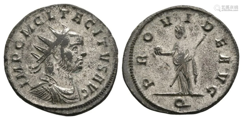 Tacitus - Providentia Silvered AE Antoninianus