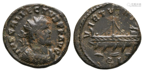 Allectus - London - Galley Quinarius