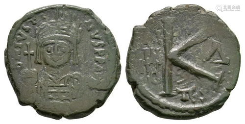 Justin II AE Half Follis