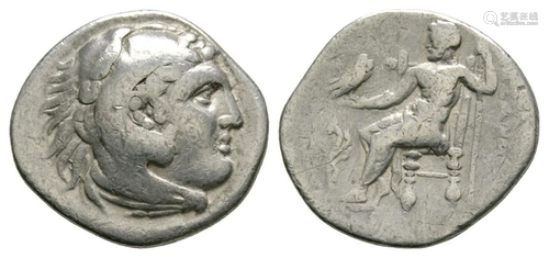 Macedonia - Alexander III - Zeus AR Drachm