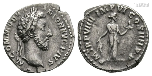 Commodus - Fides AR Denarius