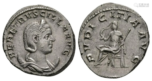 Herennia Etruscilla - Pudicitia AR Antoninianus