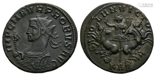 Probus - Sol in Facing Quadriga AE Antoninianus