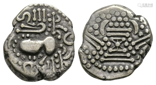 Indo-Sassanian - 'Gadhaiya Paisa' - Billon Drachm