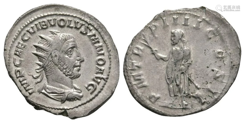 Volusian - Emperor Standing AR Antoninianus