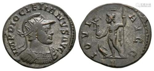 Diocletian - Jupiter Silvered Antoninianus