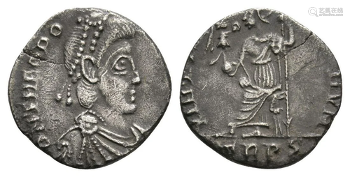 Theodosius I - Roma AR Siliqua