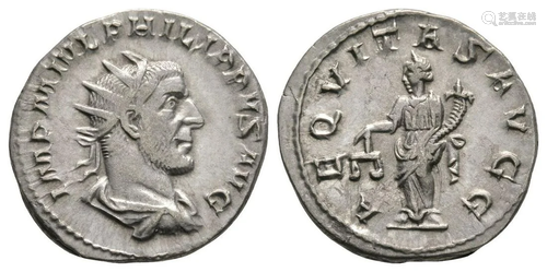 Philip I - Aequitas AR Antoninianus