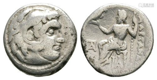 Macedonia - Alexander III - Zeus AR Drachm